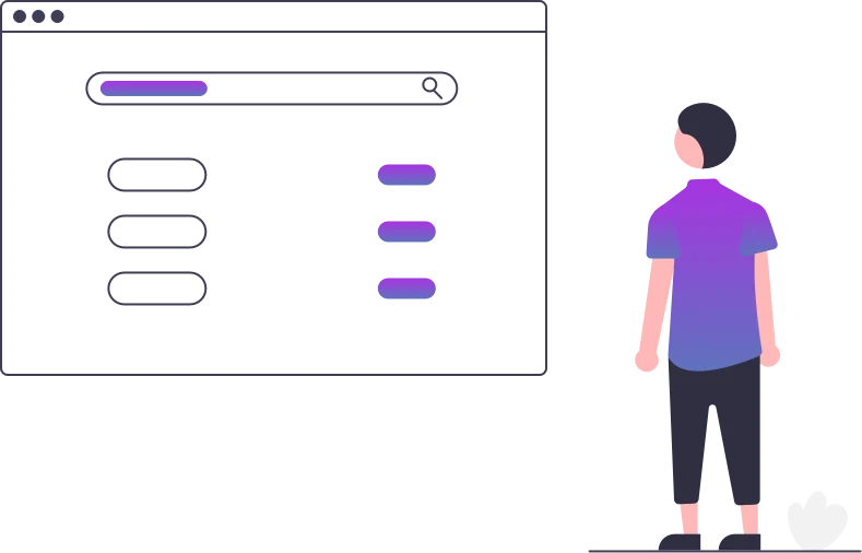 Searching for an available domain name to register