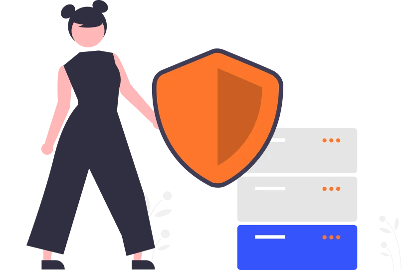 Secure, reliable shared hosting servers protected by a security shield