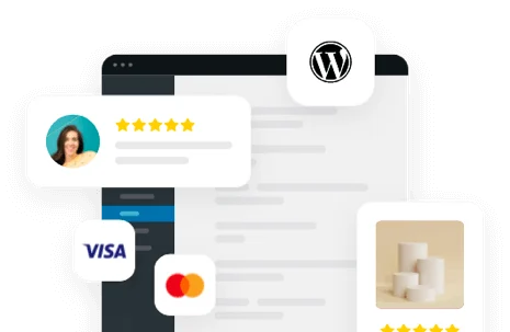 WooCommerce online store with product reviews and card payments